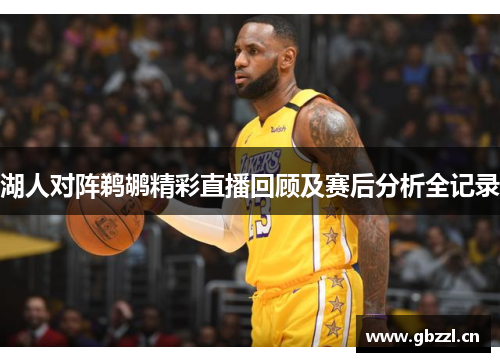 湖人对阵鹈鹕精彩直播回顾及赛后分析全记录